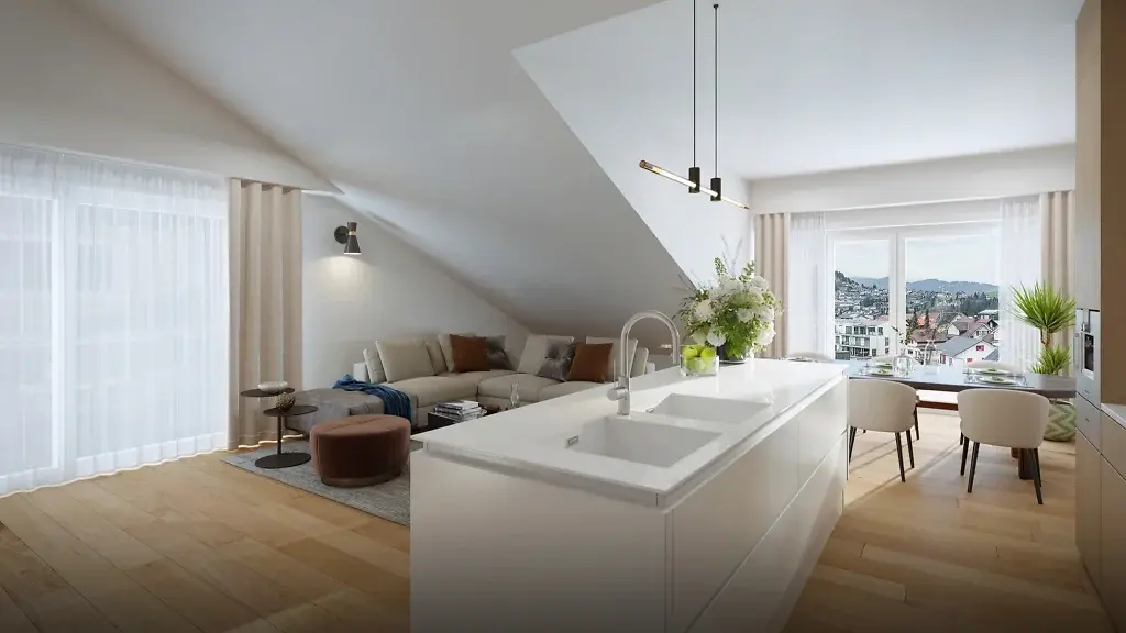 Dachgeschosswohnung in Grütli12 Einsiedeln