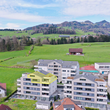 Moderne 4.5 Zi-Maisonette mit Weitblick – Wohnen auf zwei Etagen